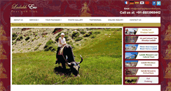 Desktop Screenshot of ladakhecotourandtrek.com